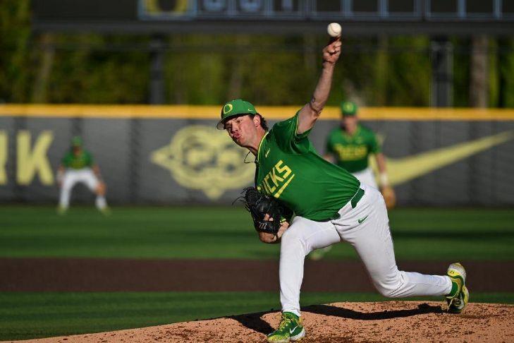 Oregon baseball announces pitching rotation vs. George Mason
