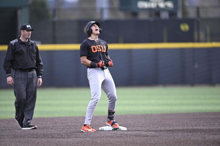 No. 18 Oregon State baseball takes 10-6 win over rival Oregon